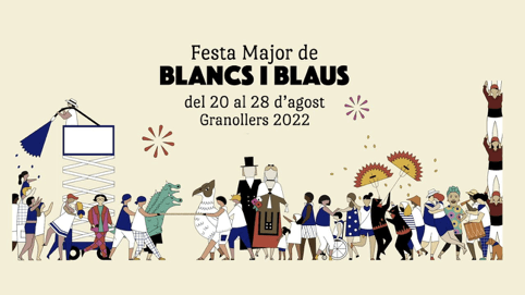 Fiesta Mayor de Granollers, “Blancs i Blaus” 2022